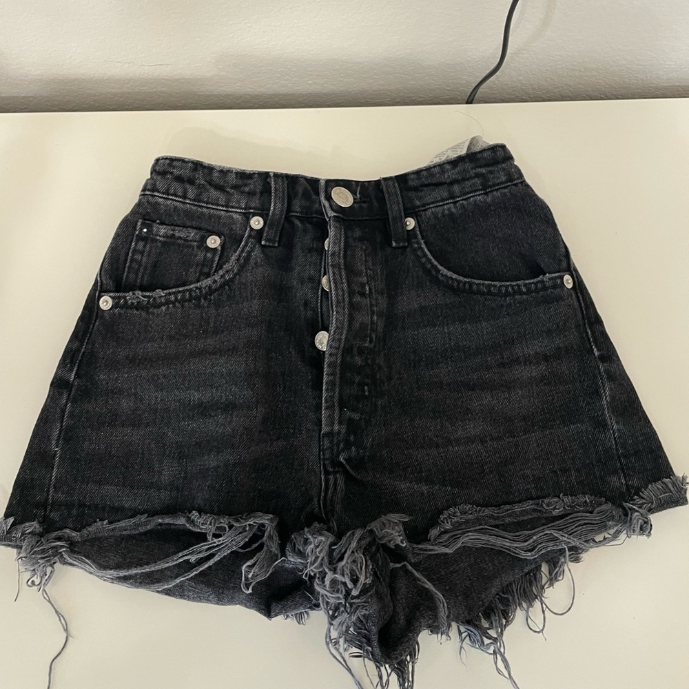 Zara Jean Shorts, Black, 0
